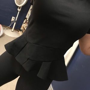 J crew black shaped shirt